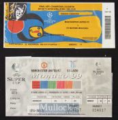 1998/99 Champions League final match ticket Manchester Utd v Bayern Munich at Barcelona; 1998/99