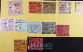 1971/72 Manchester Utd league match tickets homes v Stoke City, Wolverhampton Wanderers, Chelsea,
