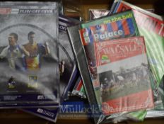 Selection of all divisional finals Football Programmes from 1994-2013 (not continuous) and has