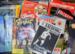 Manchester Utd football programme collection to include 1979/80 homes (24) and aways (25)