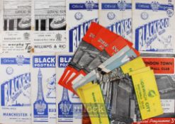 Selection of assorted football programmes to include Blackpool 1953/54 v Arsenal 1955/56 v Arsenal