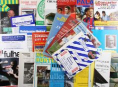 Selection of Assorted Friendlies & Testimonial Football Programmes from late 1950s onwards