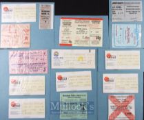 1977/78 Manchester Utd league tickets homes v Norwich City, Newcastle Utd, Arsenal, Liverpool,