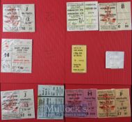 1970/71 Manchester Utd home league match tickets to include Leeds Utd, Derby County, Wolverhampton