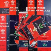 Scotland/Wales Test Rugby Programmes 1956-1998 (25): Great run of 5 Nations games at either