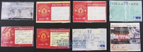 1998/99 Manchester Utd FAC match tickets to include homes, Middlesbrough, Liverpool, Fulham, Chelsea