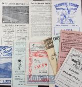 Selection of Assorted football programmes to include 1946/47 Doncaster Rovers v Southport, 1947/48