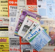 Assorted European & Worldwide Football Programmes collection of approx. 100 ~all foreign clubs~ in