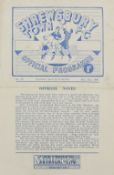 1948/49 Shrewsbury Town v Wellington Town Maserfield Cup semi-final match programme date 28 February