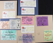 1978/79 Manchester Utd league match tickets to include homes v Tottenham Hotspur, Wolves, Aston