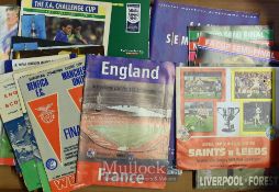 Selection of big match football programmes to include FA Cup semi-finals 1961 Spurs v Burnley,