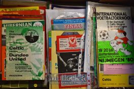 1960s Assorted Big Match Football Programmes including FA Cup Finals, World Cup, Carling Cup,
