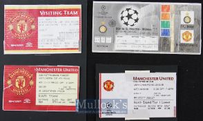 1998/99 Manchester Utd match football tickets Champions League homes Inter Milan, away Inter