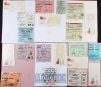 1976/77 Manchester Utd home league match tickets v Norwich City, Ipswich Town, Sunderland,
