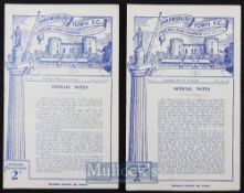 1948/49 Shrewsbury Town v Notts. County Midland League football programme 27 December 1948 match