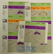 10x 1974 World Cup Final Replay Football Tickets West Germany v Holland dated 9/7/74, game never