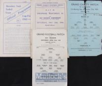 Football matches at Shrewsbury Town 1943/44 Shropshire XI football programme (incl. Billy Wright,