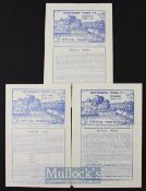 1946/47 Shrewsbury Town Midland league home match programmes v Doncaster Rovers, v Hull City, v