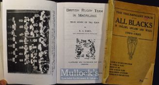 Scarce NZ Rugby Books, The Triumphant Tour 1924-25 and the British Rugby Team in Maoriland (2):