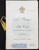 1959 Billy Wright Captain of Wolverhampton Wanderers and England celebrated being the 1st player