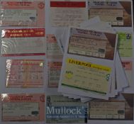 1995/96 Manchester Utd match ticket collection including Premier League (36), FAC (7) including