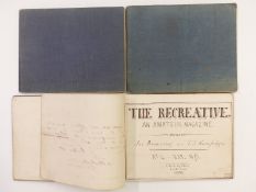 The Recreative - three Victorian hand written amateur magazines of Gloucester / Stroud, edited by