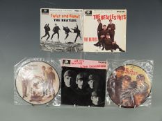 The Beatles - Approximately 50 singles including EPs and picture discs (2)