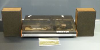 Fidelity UA6 record player with FM / AM / LW built in radio and cassette deck, Garrard SP25 Mk1V