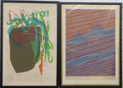 Two retro signed limited edition prints one 2/50 