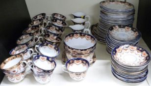 Large quantity of Royal Albert Crown china teaware, including approximately 25 trios,