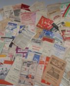A collection of football programmes mainly 1950s including Gloucester City, Bristol City and Rovers,