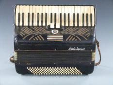 Paolo Soprani 'Italla' Italian piano accordion, 120 bass, 3 1/2 treble octaves, two treble