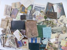 Collection of postcard albums including Stars of Stage and Screen, loose Edwardian cards,