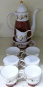 Susie Cooper six piece coffee set
