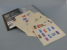 A stockbook of GB stamps including 1d black 4 margin CA and four other penny black stamps, 3x1841 2d