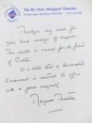 Hand written / autograph correspondence / letter, c1987 from Margaret Thatcher to Mr Royston