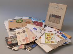 The British Postage Stamp of the Nineteenth Century by Robson Lowe and other books, loose album