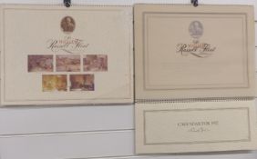 Two Russell Flint calendars, one dated 1992