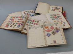 Three loose leaf albums of Commonwealth and foreign stamps including early issues and four other