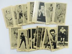 F C Cartledge Limited Famous Prize Fighters set of cigarette cards
