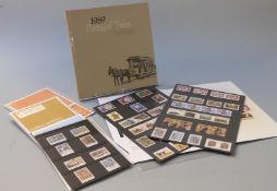 Various Irish, Portuguese and Cyprus stamps in booklets