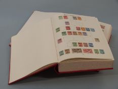 Stanley Gibbons New Imperial stamp albums 1 and 2, reprinted in 2000 covering Commonwealth issues