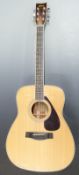 Yamaha FG-340 acoustic guitar fitted with six steel strings, in Ridgewood hard case