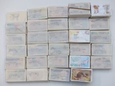 Gallaher Limited cigarette cards, approximately 28 individually wrapped sets with catalogue notes,