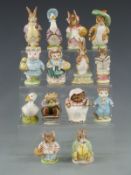 Fourteen Beswick Beatrix Potter figures all with BP3A backstamps