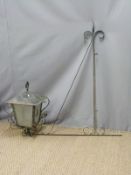 Outdoor bracket mounted lantern or lamp and a quantity of further light fittings