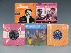 Approximately 400 singles mostly 1950s and 1960s all sleeved plus 300 not in sleeves