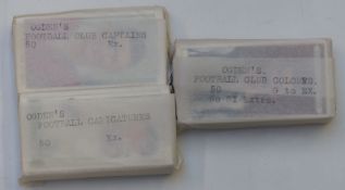 Ogden's cigarette cards, three individually wrapped sets with catalogue notes, includes Football