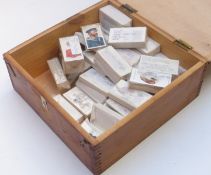 J Player and Sons cigarette cards, approximately 45 individually wrapped sets with catalogue