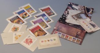 A sheet of GB Harry Potter stamps issued 17th July 2007 together with a Harry Potter presentation
